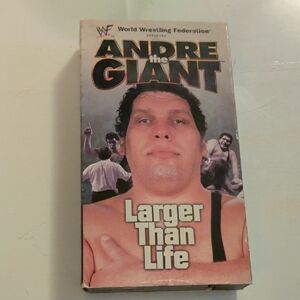 WWE Andre the Giant VHS - Black and White Cover